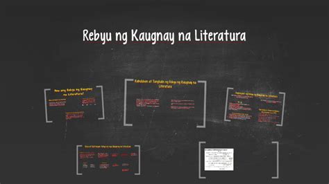kaugnayan ng literatura|Kaugnay na Literatura .